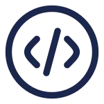 Code Circle SVG Icon